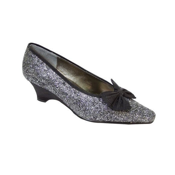 FLORAL Margot Women's Wide Width Evening Wedge Pumps - Picture 1 of 1